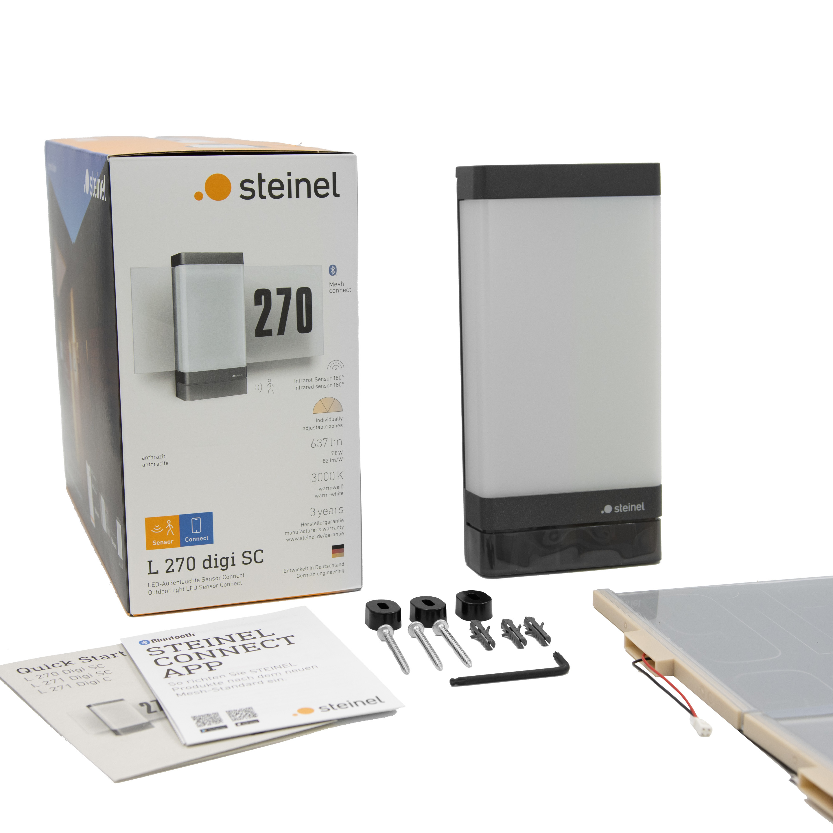 Steinel L 270 digi SC con rilevatore di movimento & Bluetooth