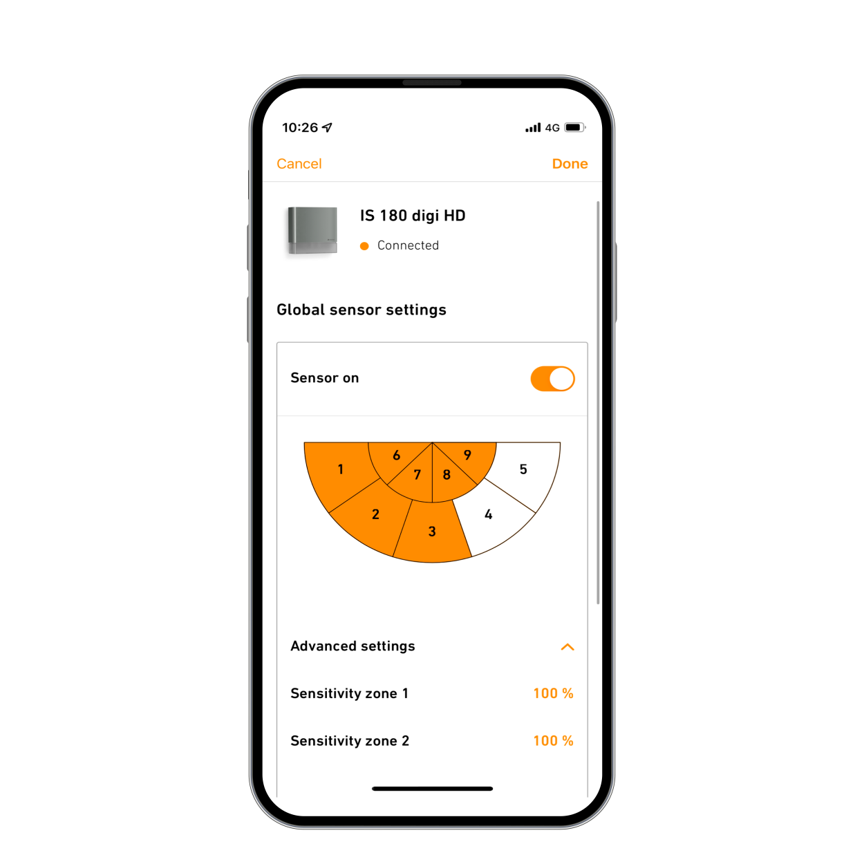 Operatable via app