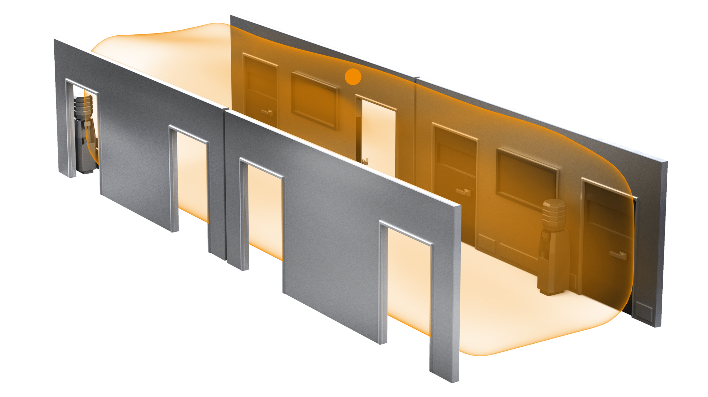 Steinel Hallway KNX - En saillie noir