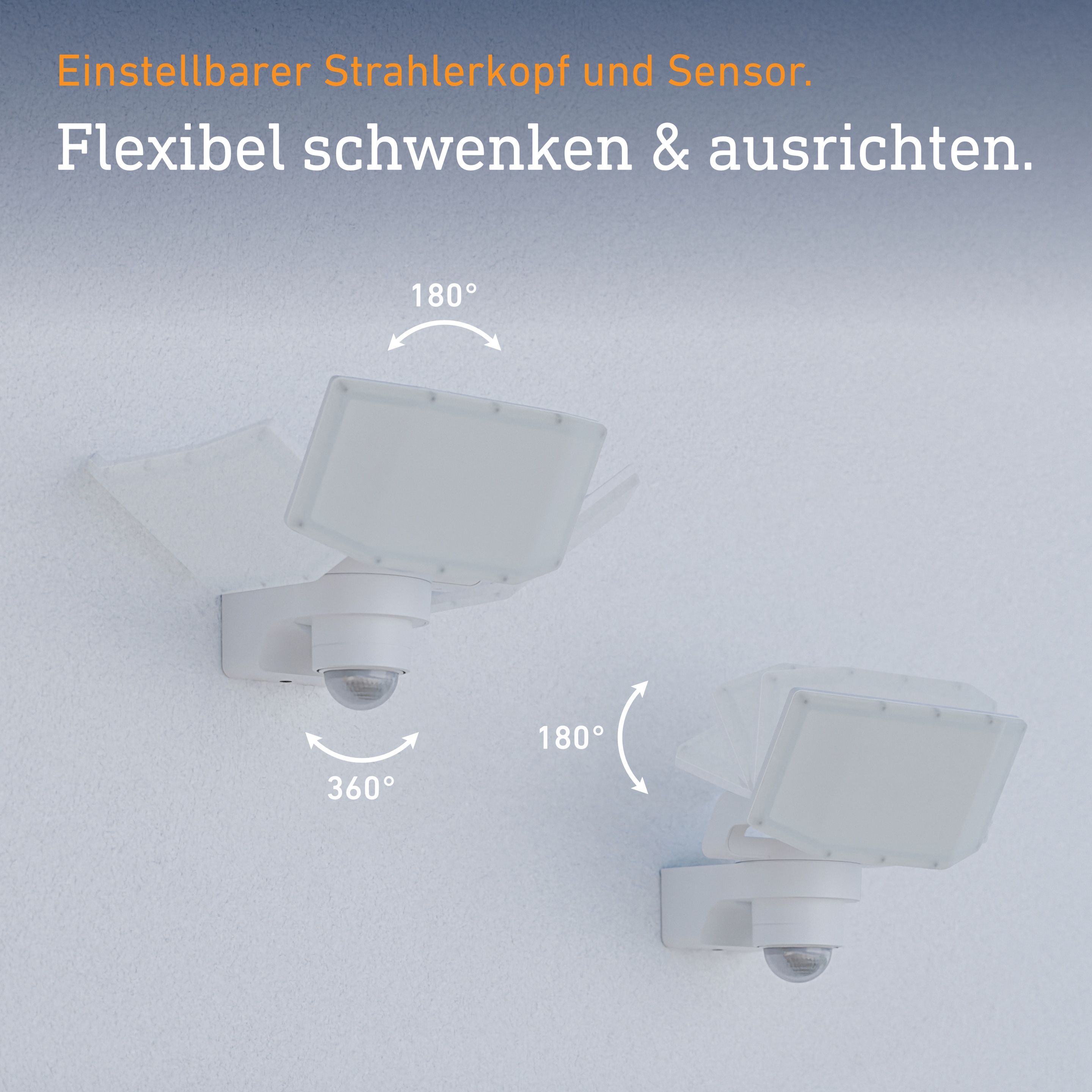 Steinel XLED PRO Expanse S with motion detector - white