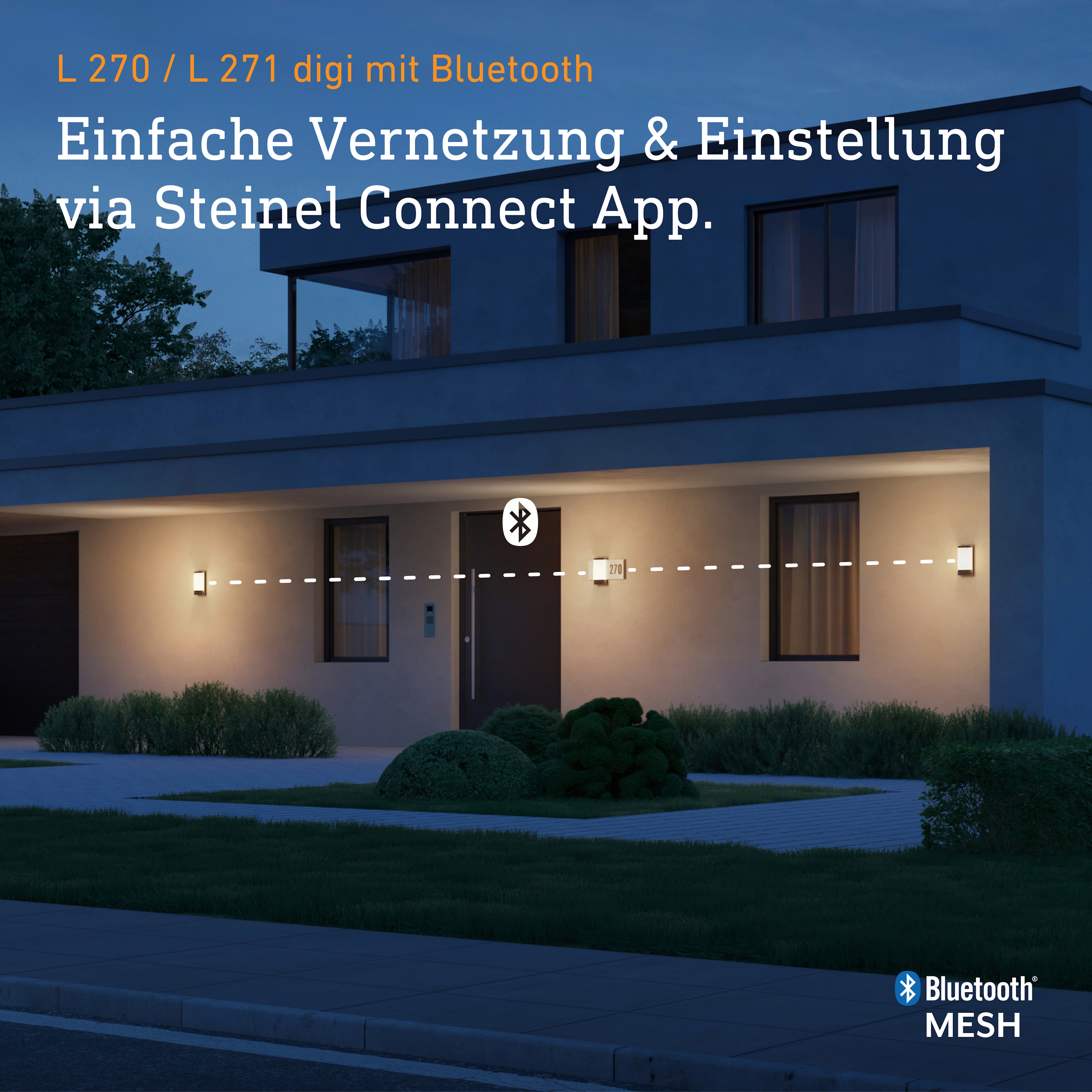 Steinel L 270 digi SC con rilevatore di movimento & Bluetooth