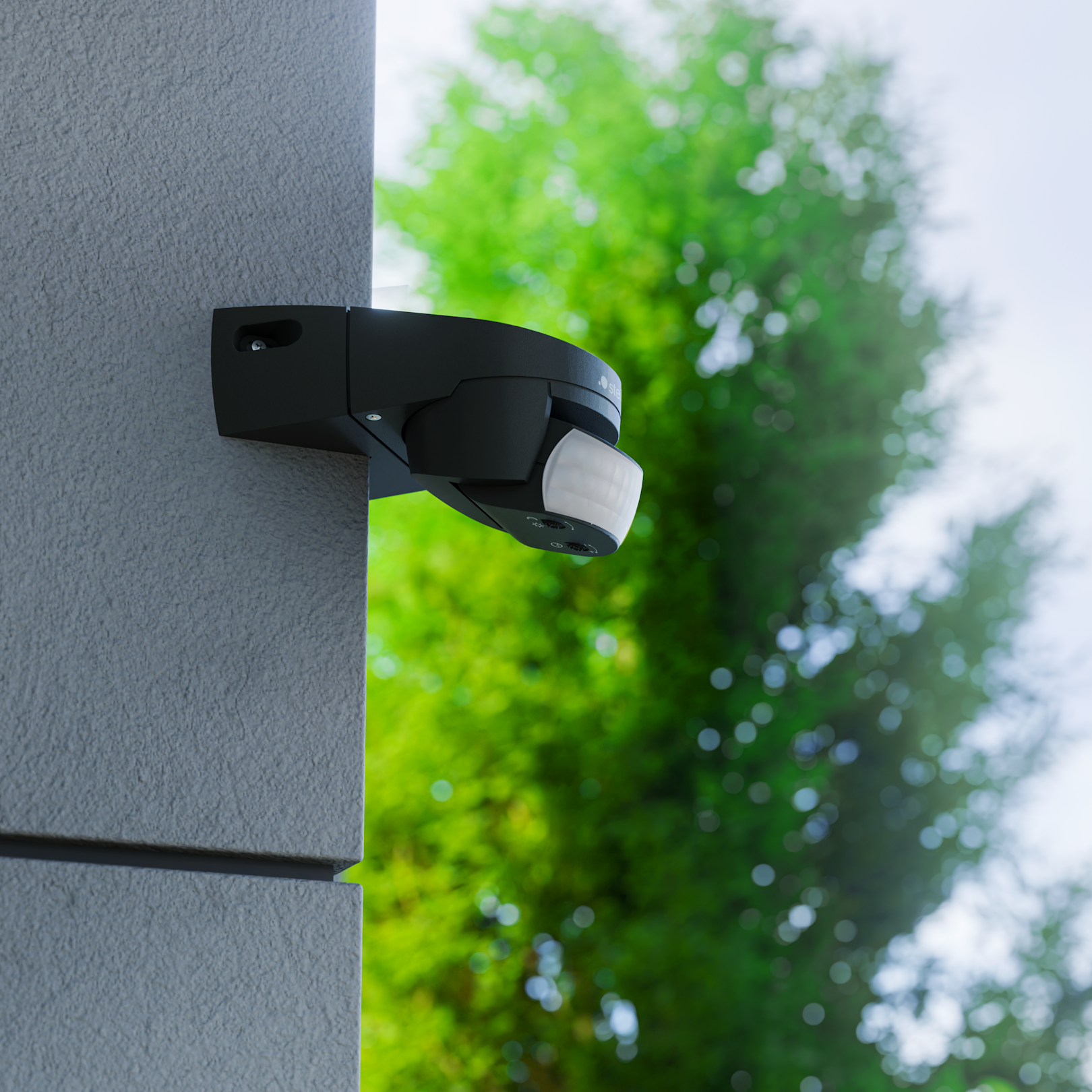 Steinel Support mural d'angle 07 (IS 140-2) noir