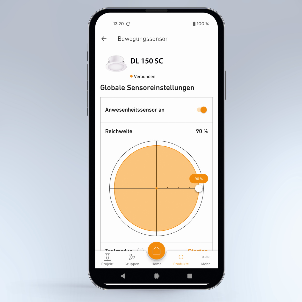 Interconnectable and adjustable via Bluetooth
