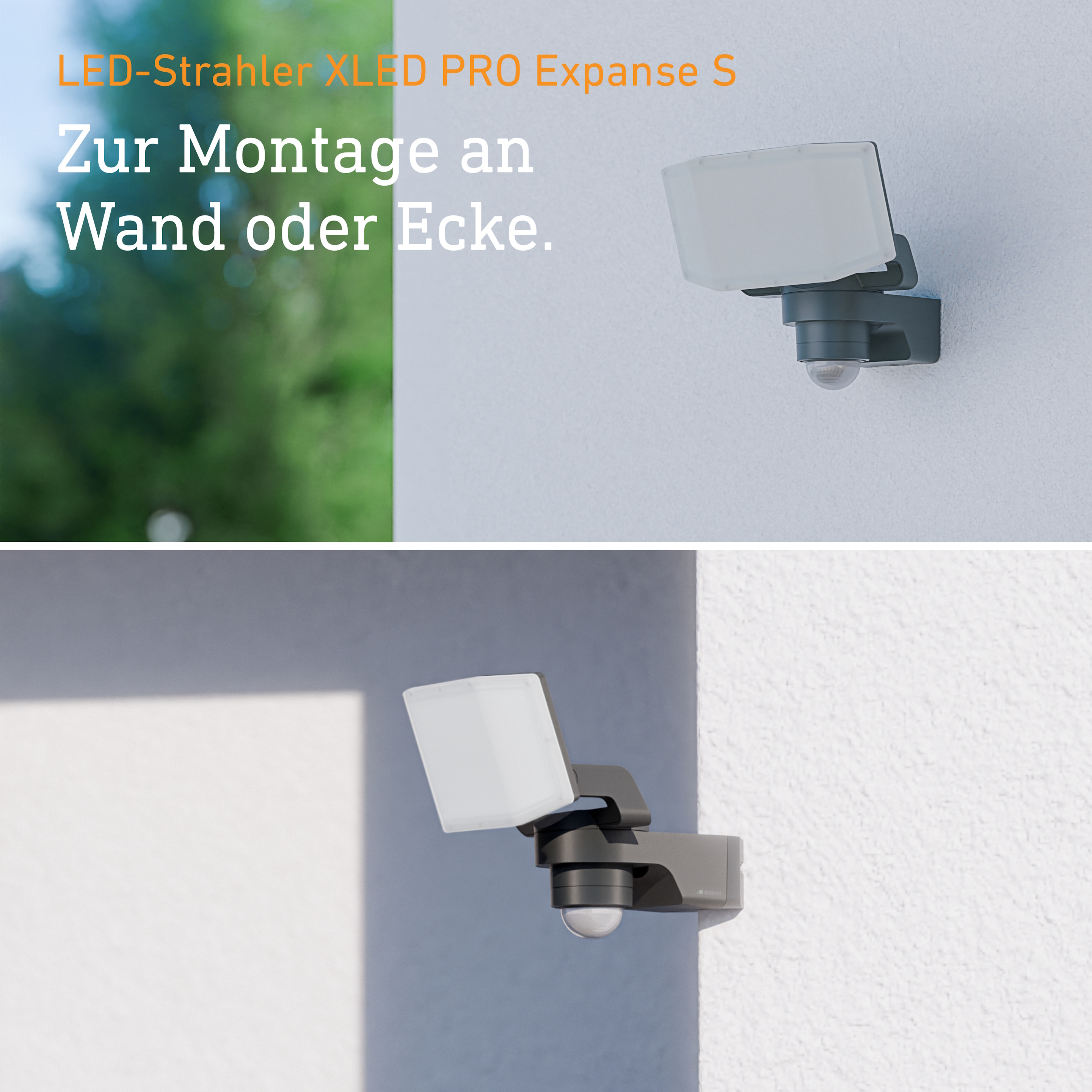 Steinel XLED PRO Expanse S mit Bewegungsmelder - anthrazit